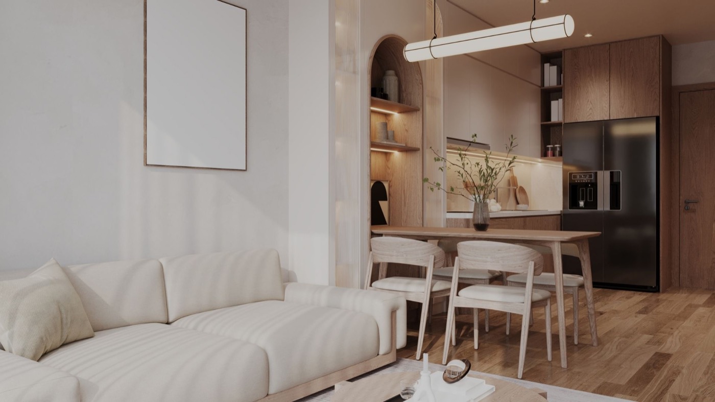 Apartment living room cleaning service in Queens, NY by Lulu & J's Dynamic Cleaning Services